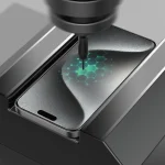 SIR LOUIS 3D CURVED ADVANCED ROUND EDGE GLASS IPHONE 16 PROMAX - CLEAR - برند گرین لاین Green lion - تصویر 3