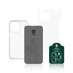 سبز 4 در 1 بسته حفاظت از حریم خصوصی 360 درجه برای IPHONE 13 PRO MAX (6.7 اینچ) - آبی - برند گرین لاین Green lion