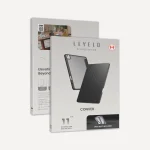 CASE CONVER CLEAR BACK HYBRID IPAD AIR 11" 2024 - BLACK - برند لِوِلو Levelo - تصویر 8