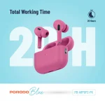 BLUE AIRPODS PRO2 - صورتی - برند پرودو Porodo - تصویر 5