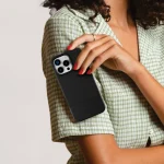 کیف چرمی CUIR TWO TONE برای iPhone 16 PRO MAX- BLACK - برند لِوِلو Levelo