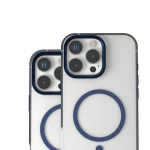 CLAIRE با قاب سپر آلومینیومی برای iPhone 16 PRO - BLUE - برند لِوِلو Levelo - تصویر 4