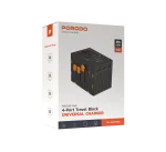 شارژر مسافرتی یونیورسال PD65W - مشکی - برند پرودو Porodo - تصویر 3