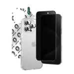 4 در 1 بسته DEFENDER PRIVACY برای IPHONE 16 PRO - شفاف - برند گرین لاین Green lion - تصویر 16