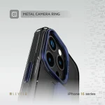 قاب دستگیره سیلیکونی GRAPHIA IMD برای iPhone 16 PRO - BLUE - برند لِوِلو Levelo - تصویر 11