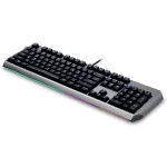 صفحه کلید بازی مکانیکی سیمی با سوئیچ GATERON PRO (آبی) - مشکی - برند پرودو گیمینگ Porodo gaming - تصویر 3