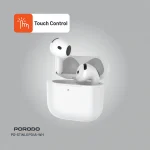 EARBUDS SOUNDTEC 4 با ENC نوع C - سفید - برند پرودو Porodo - تصویر 10