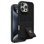CASE GRIPSTAND MORPHIX با جای کارت برای IPHONE 16 PRO - مشکی - برند لِوِلو Levelo - تصویر 11