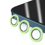 حلقه لنز دوربین درخشان GREEN NIGHT GLOW برای IPHONE 12 / 12 PRO (6.1 اینچ) - سبز - برند گرین لاین Green lion - تصویر 3