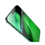 3D SILICONE PLUS EDGE GLASS با وضوح بالا برای IPHONE 16 PRO - CLEAR - برند گرین لاین Green lion - تصویر 4