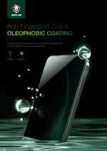 محافظ صفحه نمایش شیشه ای 9H STEVE PRIVACY GLASS برای آیفون 16 پلاس - مشکی - برند گرین لاین Green lion - تصویر 6