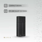 پاوربانک لولو مدل LVLSCPBCBK با ظرفیت 14400 میلی آمپر قابل حمل