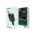 شارژر ماشین 120 واتی جمع شونده - مشکی - برند گرین لاین Green lion