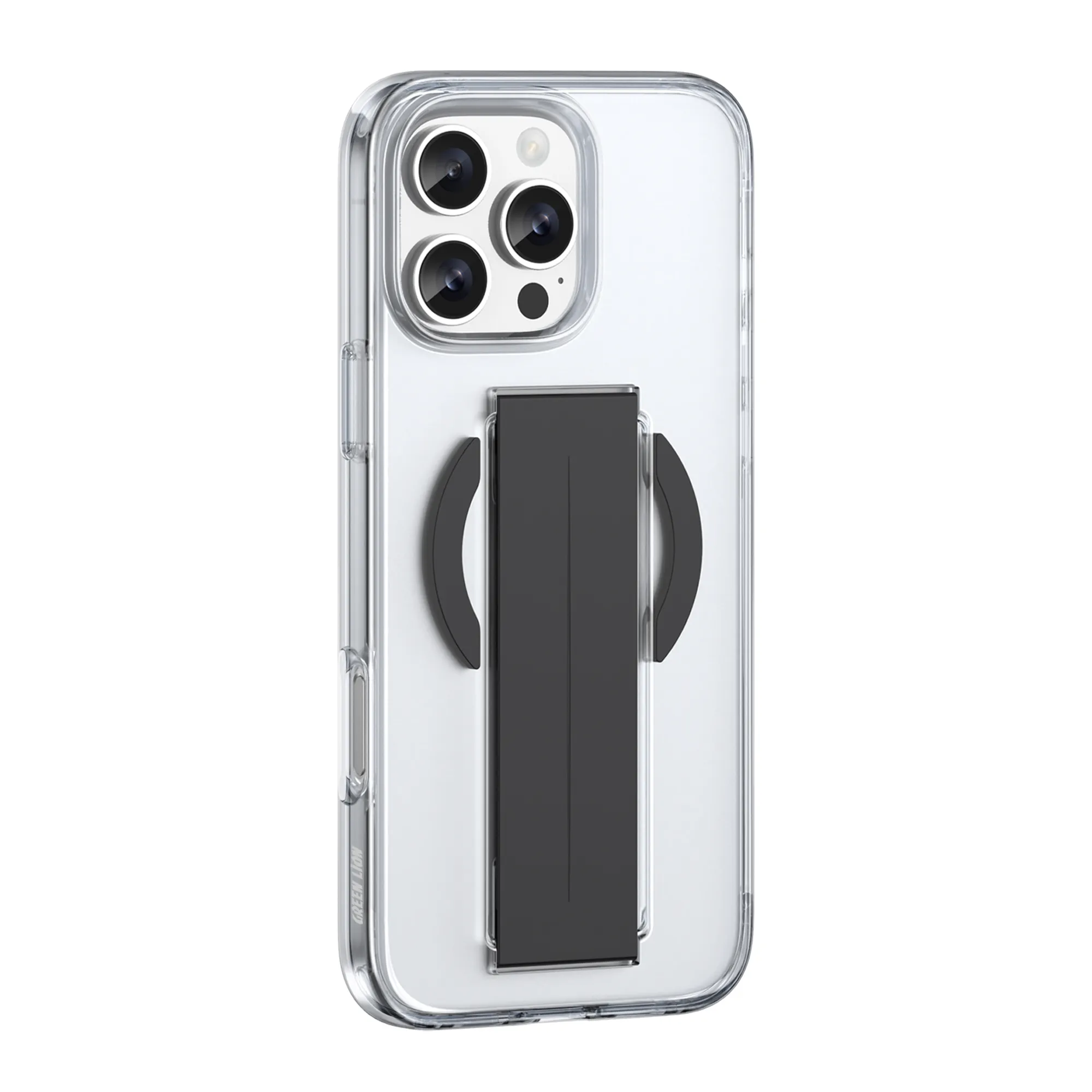 MAGSAFE GRIP CASE IPHONE 16 PRO MAX - BLACK TITANIUM - برند گرین لاین Green lion MAGSAFE GRIP CASE IPHONE 16 PRO MAX - BLACK TITANIUM - برند گرین لاین Green lion - تصویر 1