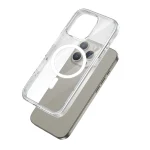 CASE MAGSAFE ULTRA CLEAR FOR IPHONE 16 PRO - CLEAR - برند گرین لاین Green lion - تصویر 3