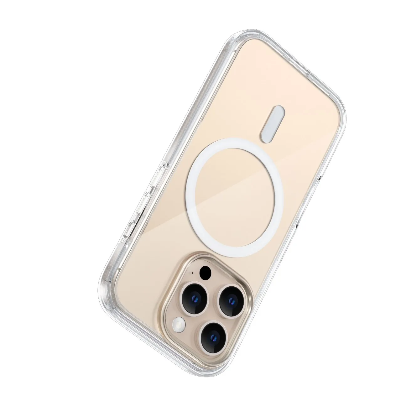 CASE MAGSAFE ULTRA CLEAR FOR IPHONE 16 PRO - CLEAR - برند گرین لاین Green lion CASE MAGSAFE ULTRA CLEAR FOR IPHONE 16 PRO - CLEAR - برند گرین لاین Green lion - تصویر 1