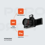 دوربین MINI LIFESTYLE با کارت حافظه 64 گیگابایت - مشکی - برند پرودو Porodo - تصویر 11