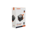 شارژر بریتانیایی PD+QC 20W با پوشش بیرونی شفاف و نوع C تا رعد و برق - برند پرودو Porodo - تصویر 2