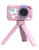 LIFESTYLE KIDS دوربین تاشو با پایه سه پایه 1000MAH - صورتی - برند پرودو Porodo - تصویر 5