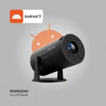 4K PROJECTOR PRO ANDROID 11 با کیستون خودکار - مشکی - برند پرودو Porodo - تصویر 11