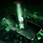 شیشه حریم خصوصی سه بعدی پیکاسو با سینی تراز IPHONE 16 PLUS - مشکی - برند گرین لاین Green lion - تصویر 3