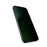 3D SILICONE PLUS ADVANCED PRIVACY EDGE GLASS برای iPhone 16 PRO MAX - BLAC - برند گرین لاین Green lion - تصویر 3