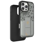 CASE GRIPSTAND MORPHIX با نگهدارنده کارت برای iPhone 16 PRO - GRAY - برند لِوِلو Levelo - تصویر 11
