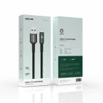 کابل بافته شده USB-A TO LIGHTNING 15W 1M - مشکی - برند گرین لاین Green lion