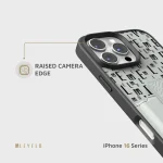 CASE GRIPSTAND MORPHIX با نگهدارنده کارت برای iPhone 16 PRO - GRAY - برند لِوِلو Levelo - تصویر 18