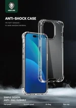 قاب ضد شوک GREEN ROCKY SERIES 360 برای IPHONE 11 PRO - CLEAR - برند گرین لاین Green lion - تصویر 5