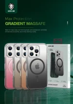 CASE MAGSAFE GRADION FOR IPHONE 16 PRO - PINK - برند گرین لاین Green lion - تصویر 3