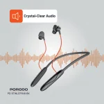 SOUNDTEC MAGNETIC INR WIRELESS NECKBAND - مشکی - برند پرودو Porodo - تصویر 7