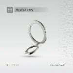 جای حلقه تلفن LUCCA MAGSAFE - تیتانیوم طبیعی - برند لِوِلو Levelo - تصویر 7