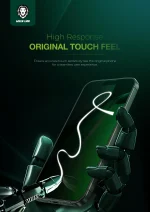 3D SILICONE PLUS ADVANCED PRIVACY EDGE GLASS برای iPhone 16 PRO MAX - BLAC - برند گرین لاین Green lion - تصویر 11