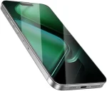 شیشه سه بعدی پیکاسو با سینی تراز IPHONE 16PRO - CLEAR - برند گرین لاین Green lion - تصویر 5