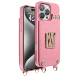 کیف چرمی SERENA برای iPhone 16 PRO MAX - PINK - برند لِوِلو Levelo - تصویر 11