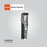 دستگاه خلاء شارژی دوگانه ضد آب LIFETSYLE 1400MAH - خاکستری و BLAC - برند پرودو Porodo - تصویر 7