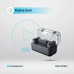 میکروفون یقه ای بی سیم پاورولوژی مدل PMLV2CMIC - تصویر 4