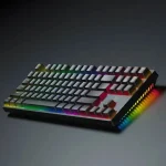 صفحه کلید مکانیکی بی سیم 3IN1 سوئیچ TKL GATERON PRO (آبی) - مشکی - برند پرودو گیمینگ Porodo gaming - تصویر 7