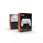کنترلر PS4 GAMEPAD با الگوهای نور خنک - سفید - برند پرودو گیمینگ Porodo gaming - تصویر 6