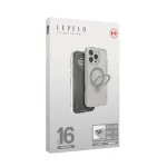 VERONA CASE برای iPhone 16 PRO - CLEAR - برند لِوِلو Levelo - تصویر 11