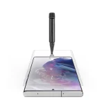 محافظ صفحه شیشه ای با چسب لبه خمیده سه بعدی سبز برای SAMSUNG GALAXY NOTE 20 - BLACK - برند گرین لاین Green lion - تصویر 4