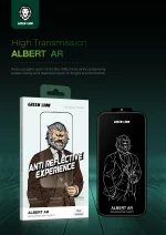محافظ صفحه ALBERT AR برای IPHONE 16 PRO MAX - CLEAR - برند گرین لاین Green lion - تصویر 9
