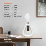 پخش کننده آروما سبک زندگی - سفید - برند پرودو Porodo - تصویر 13