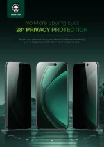 شیشه منحنی کامل 3D PV-PET PRO برای iPhone 16 PRO MAX - مشکی - برند گرین لاین Green lion - تصویر 6