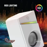 بلندگوهای سیمی 1.1M RGB - سفید - برند پرودو گیمینگ Porodo gaming - تصویر 12