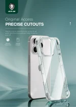 قاب ضد شوک برای IPHONE 16 PRO MAX - CLEAR - برند گرین لاین Green lion - تصویر 7