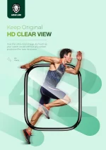 محافظ صفحه نمایش سه بعدی برای اپل واچ 46 میلی متری - CLEAR - برند گرین لاین Green lion - تصویر 2