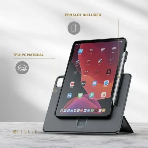 قاب جداشدنی همگرا برای IPAD PRO 11 اینچ 2024 - مشکی - برند لِوِلو Levelo - تصویر 13