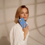 کیف چرمی CUIR TWO TONE برای iPhone 16 PRO MAX- BLUE - برند لِوِلو Levelo - تصویر 4